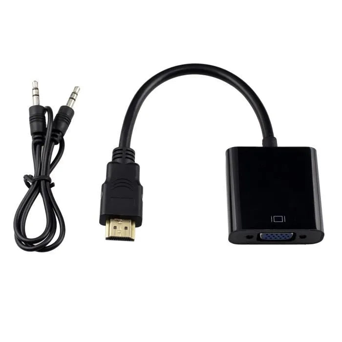 Adaptateur HDMI to VGA M/F + AUDIO 15CM