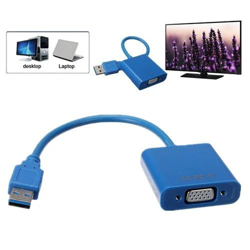 Adaptateur USB 3.0 to VGA Female 15CM
