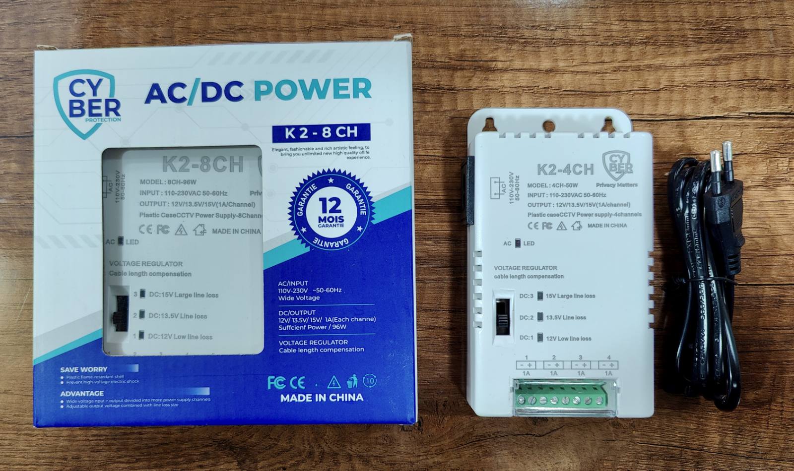 Bloc D'Alimentation 04 Sorties 12V-5A CYBER