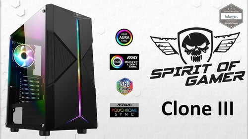 Boitier Micro SPIRIT OF GAMER S.O.G CLONE 3 III  ARGB