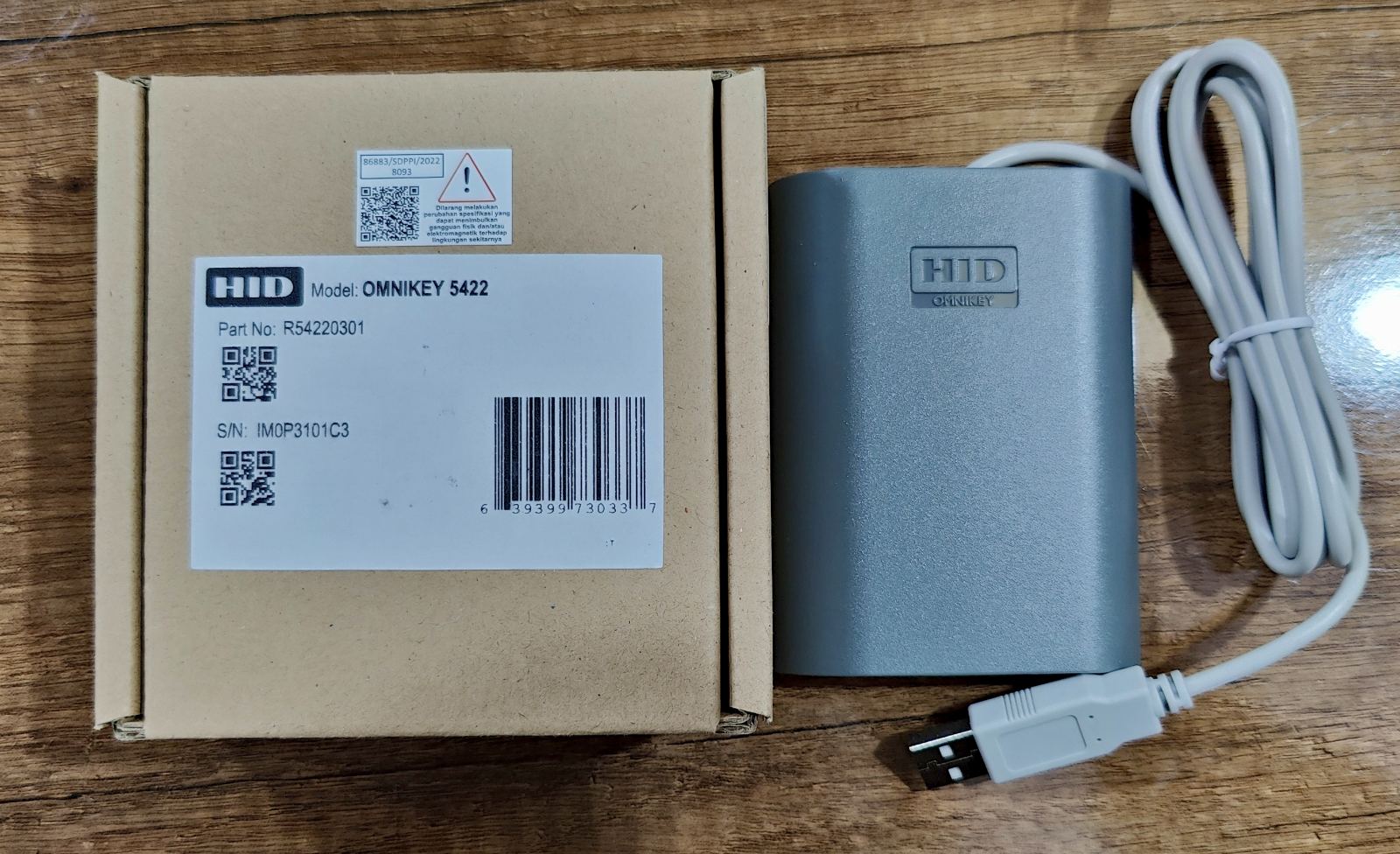 Biométrique_Lecteur de Carte à Puce OMNIKEY 5422