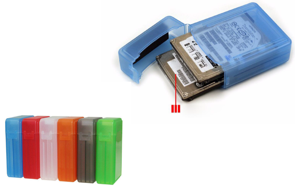 Boite Rangement HDD Double 2.5"