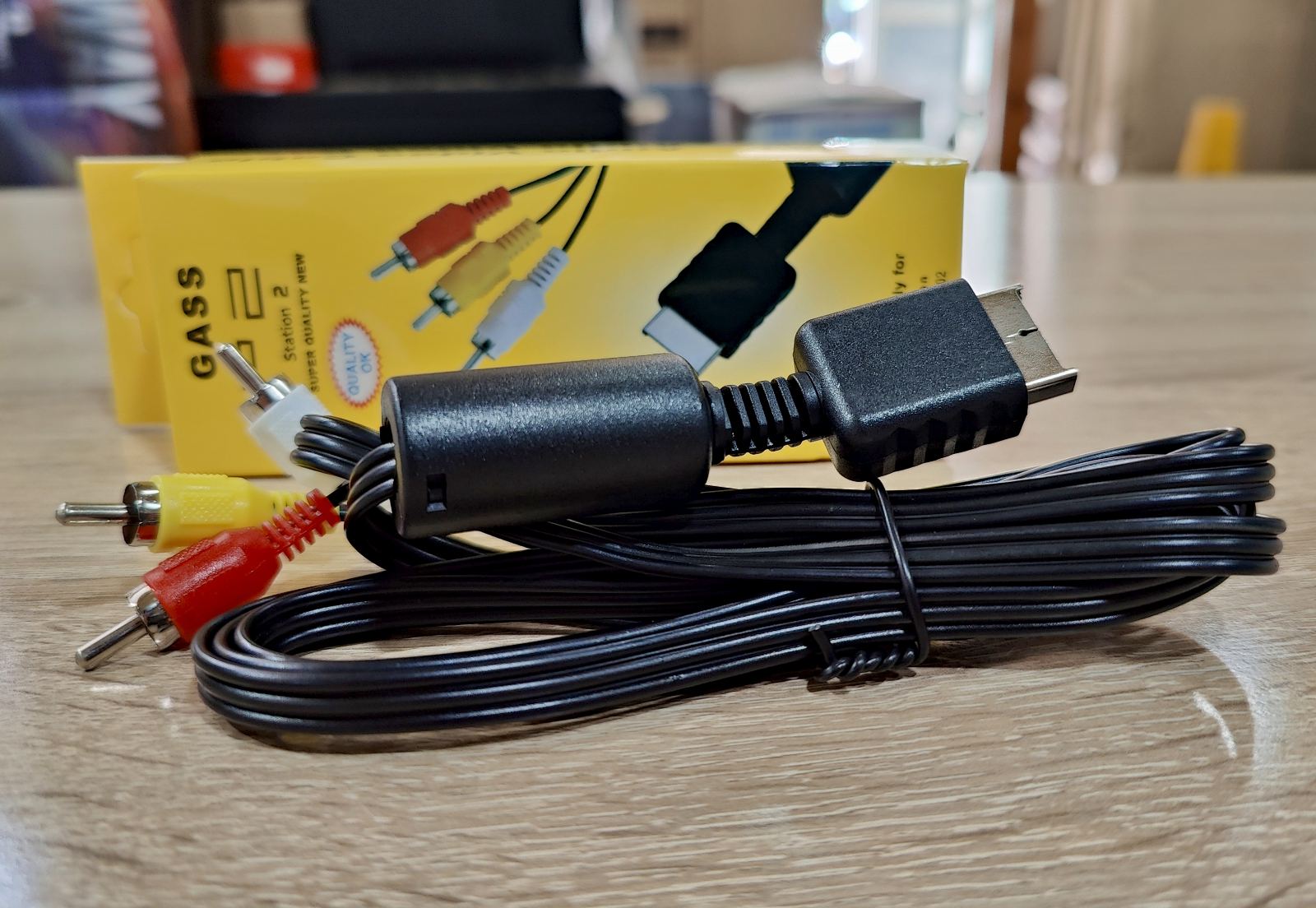 Cable Audio Video 3RCA M / PS2 - 2m
