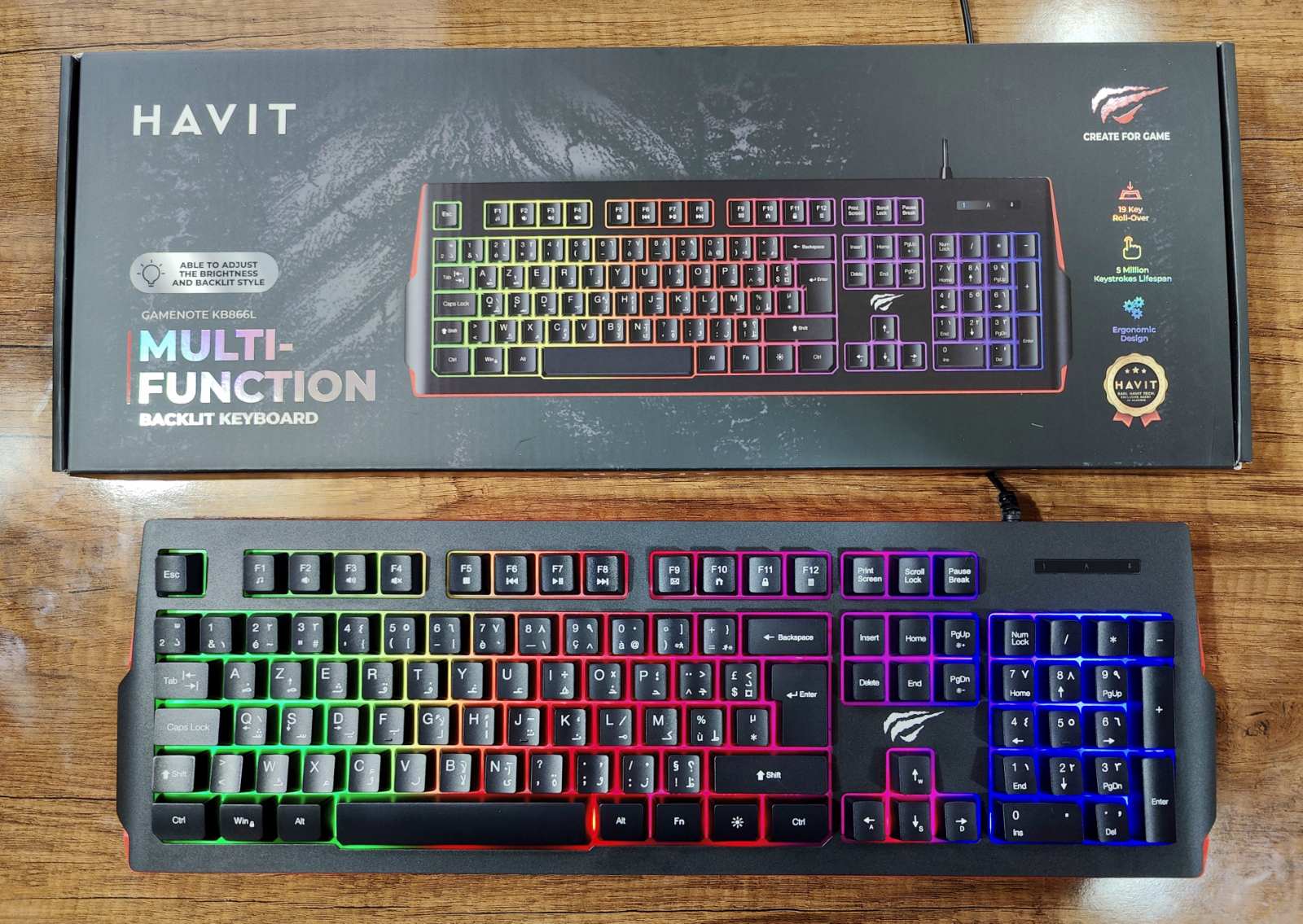 Clavier HAVIT GAMER USB HV-KB866