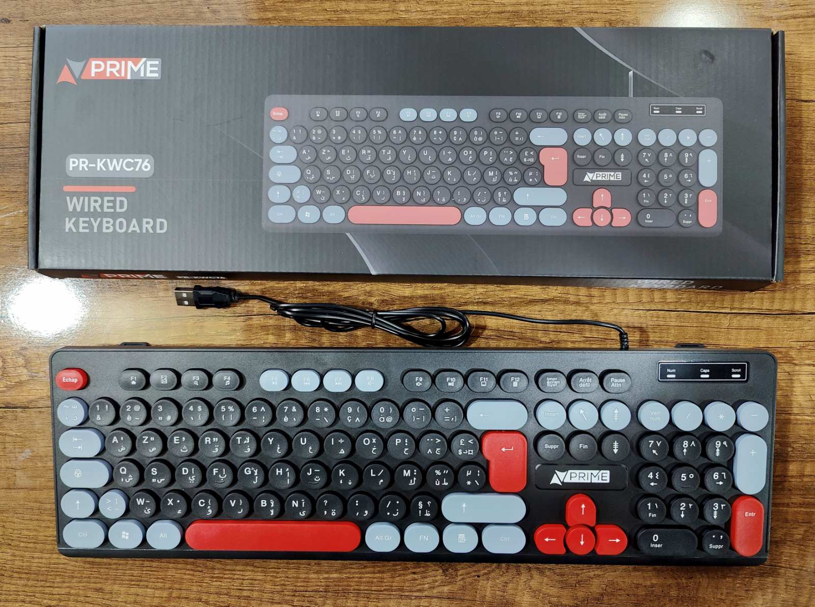 Clavier PRIMA TECH Multimedia PK-KWC76