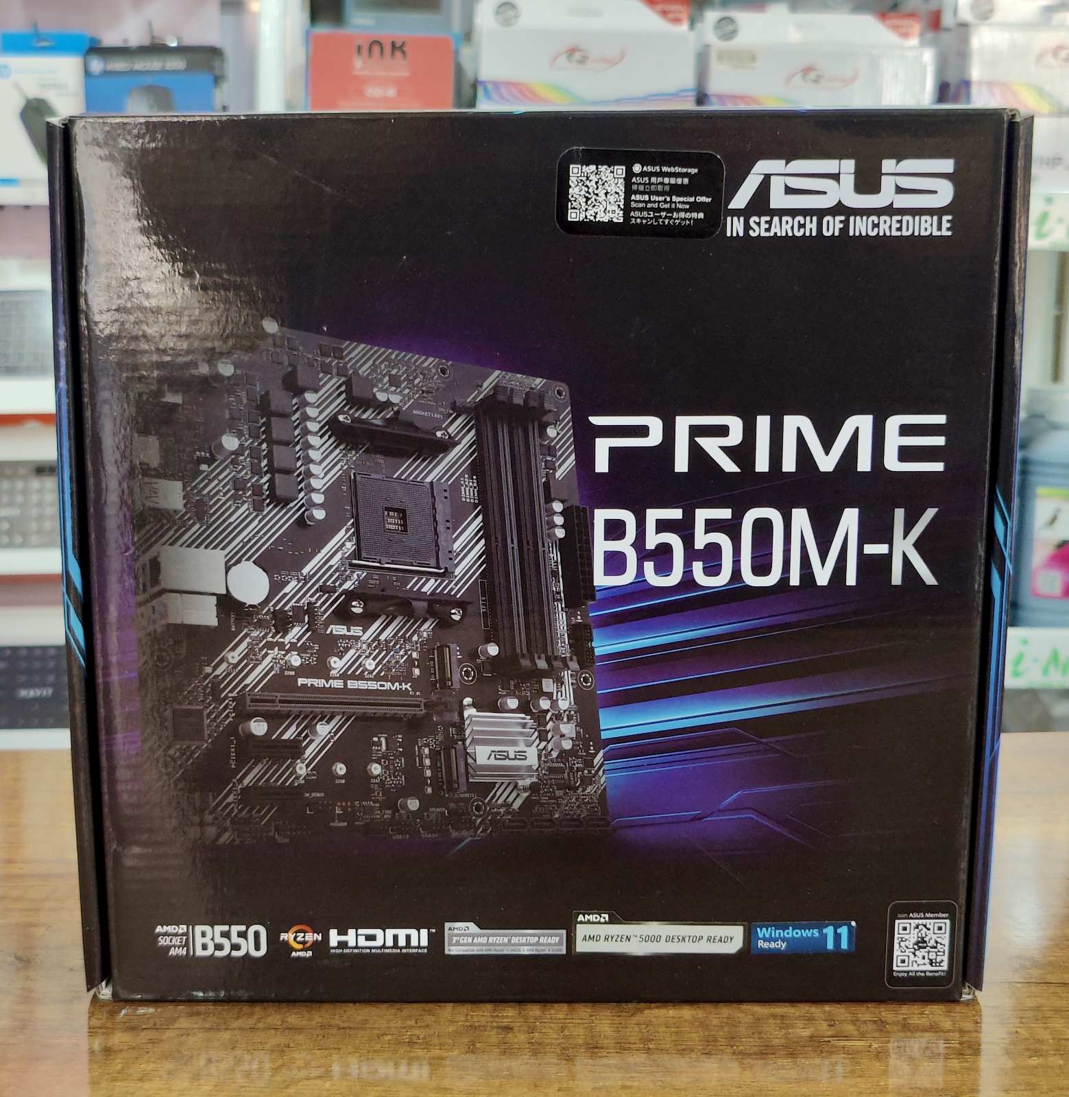 Carte mère ASUS PRIME B550M-K AMD AM4 DDR4