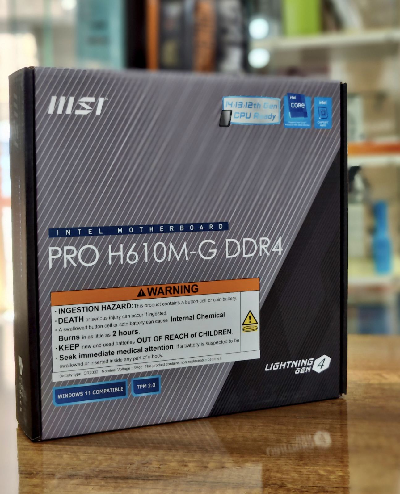 Carte Mère MSI PRO H610M-G DDR4 LGA 1700 (12-13-14Gen)