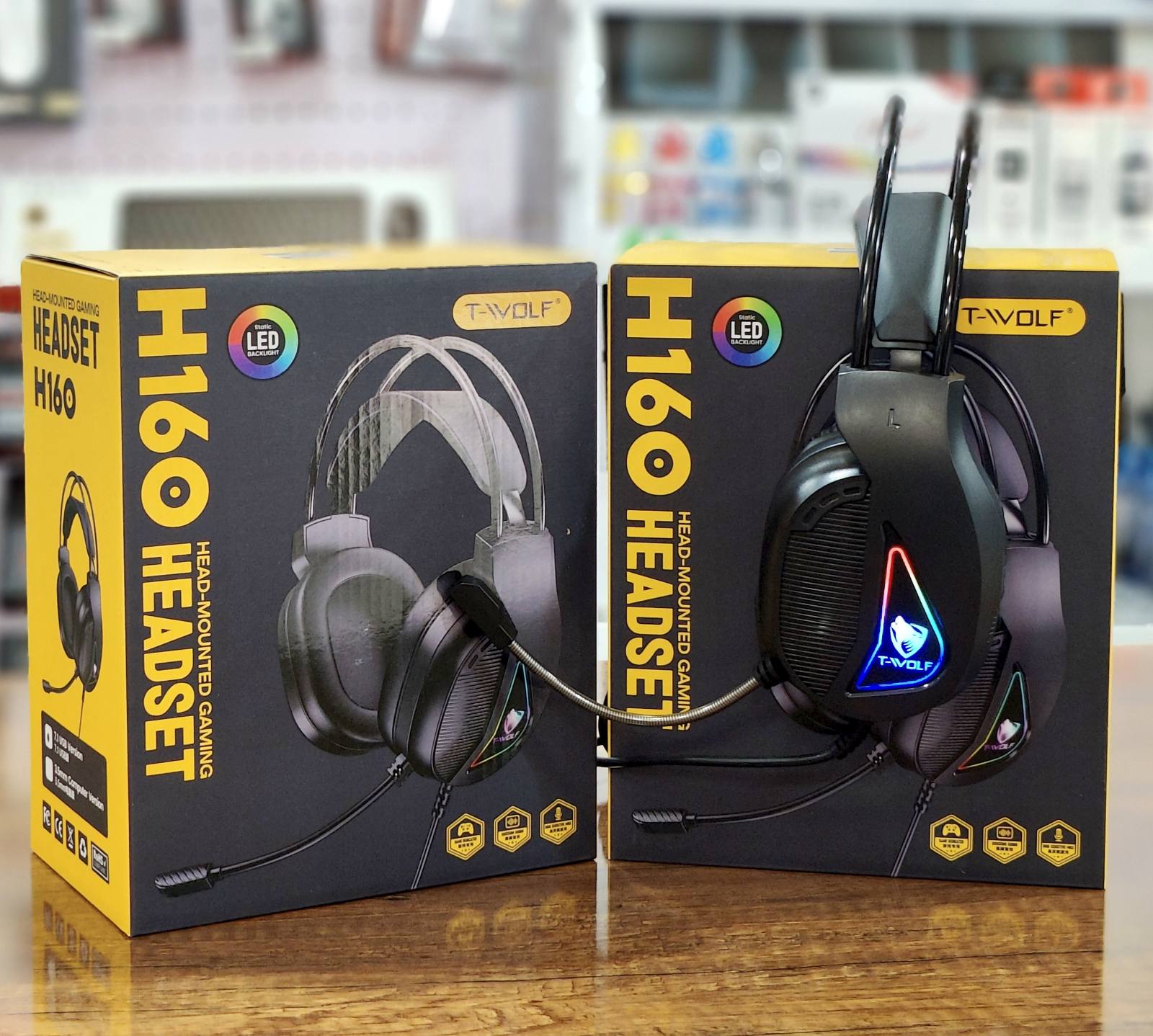 Casque Microphone USB LUMINEUX USB 7.1-T-WOLF-H160
