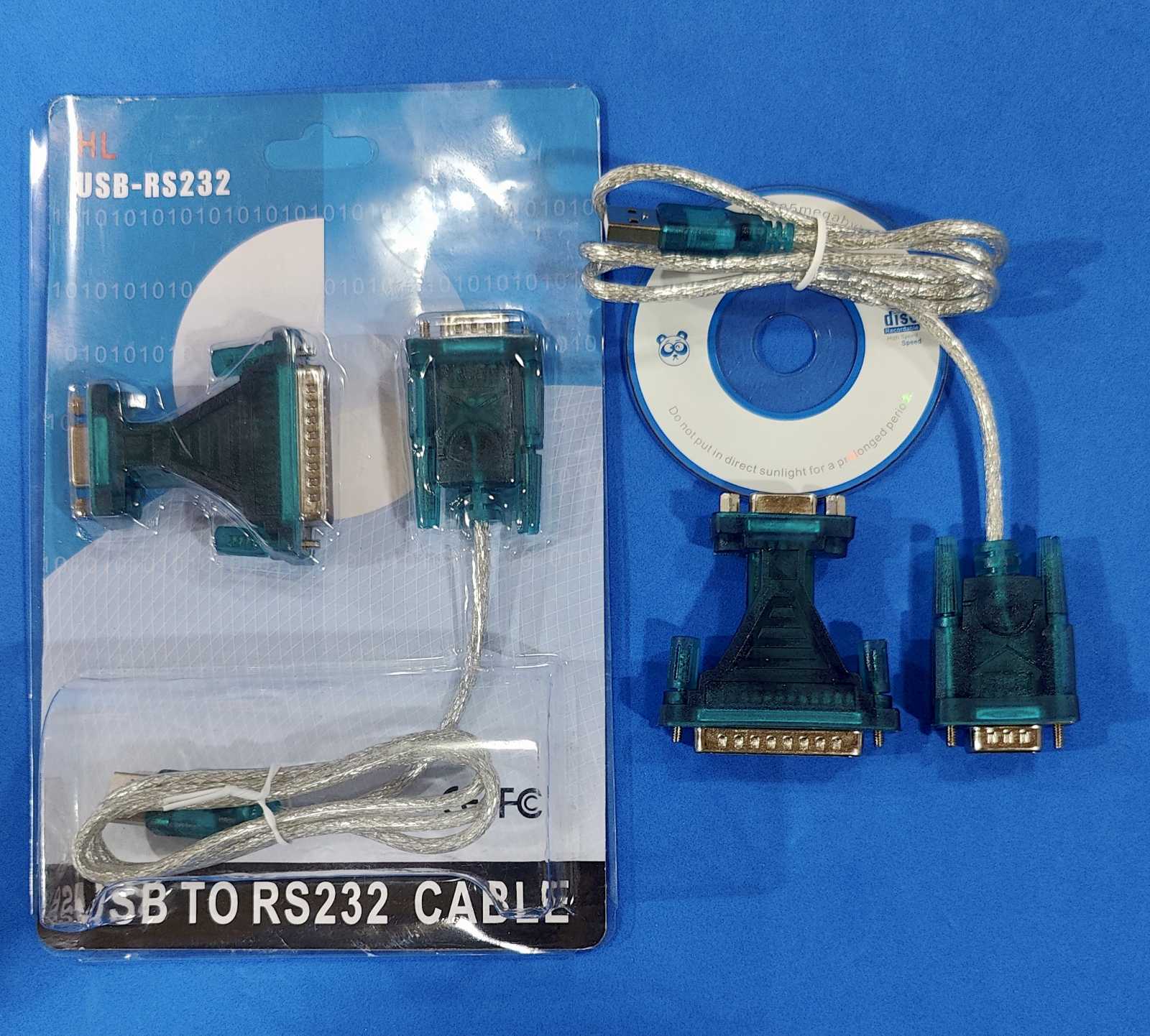 Cable USB 2.0 To RS232 + Adaptateur