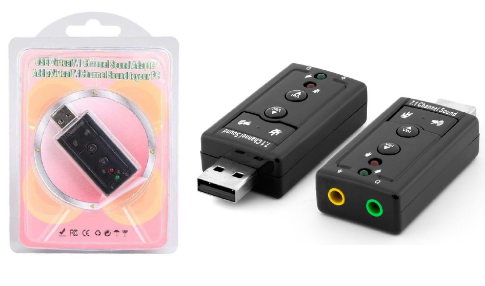 Carte Son USB 2CH 7.1