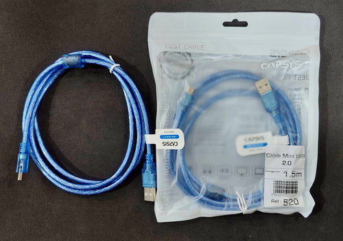 Cable USB / Mini 5 Pin_MP4+Chargeur PSP  1.5M