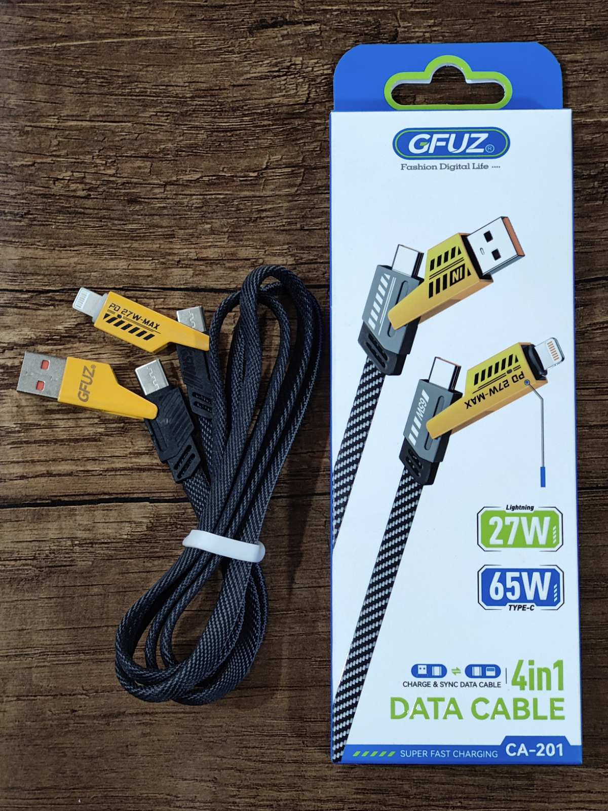 Cable USB GFUZ CA-201 Type C+ Iphon