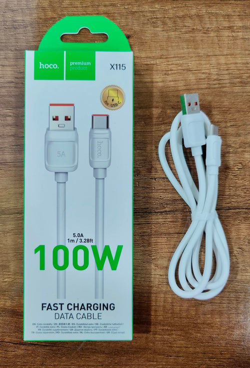 Cable USB HOCO X115 100W Type-C