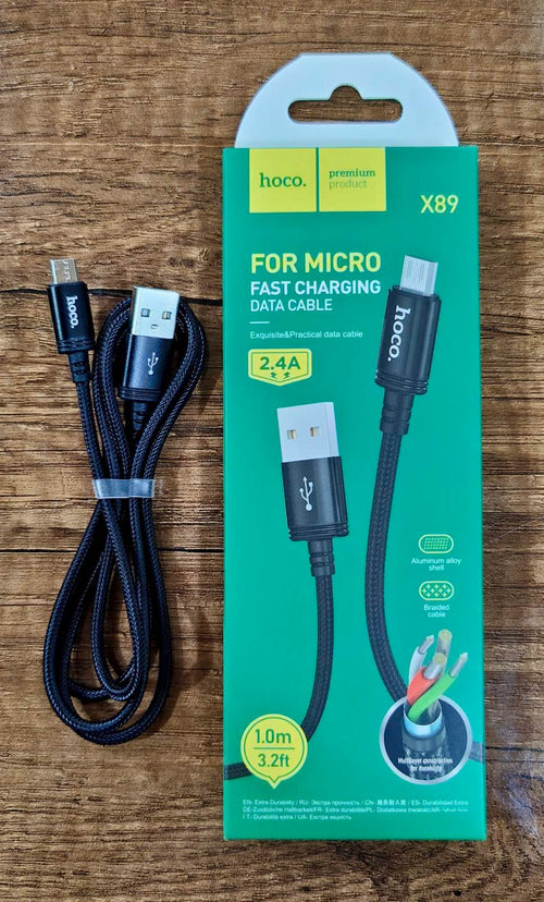 Cable USB HOCO X89 2.4A Micro USB