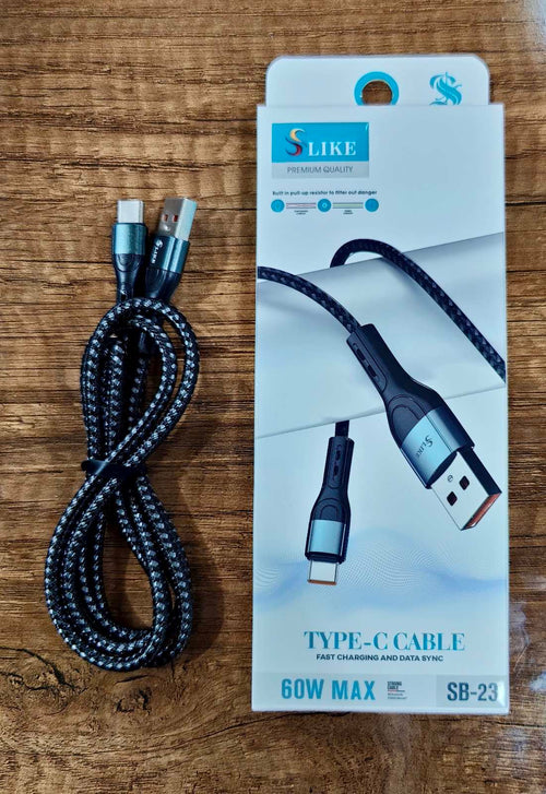 Cable USB SLIKE SB-23 60W Type C