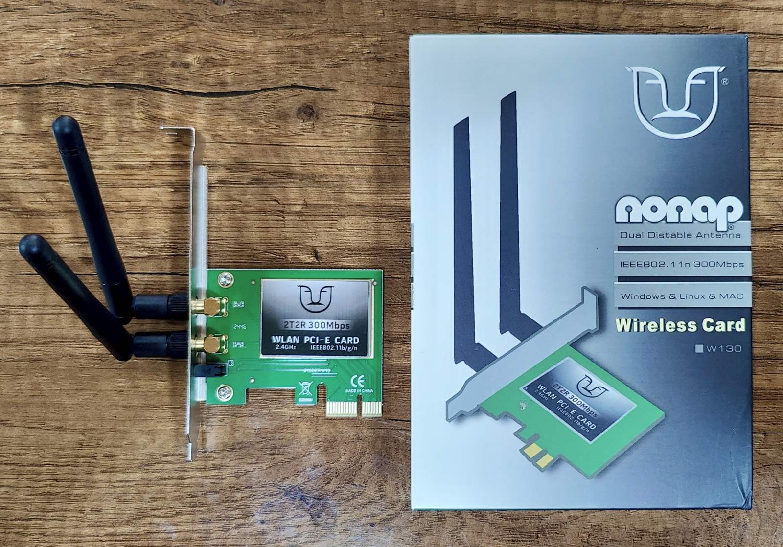 Carte Réseau WiFi PCI-E ALFA N300Mbp W130
