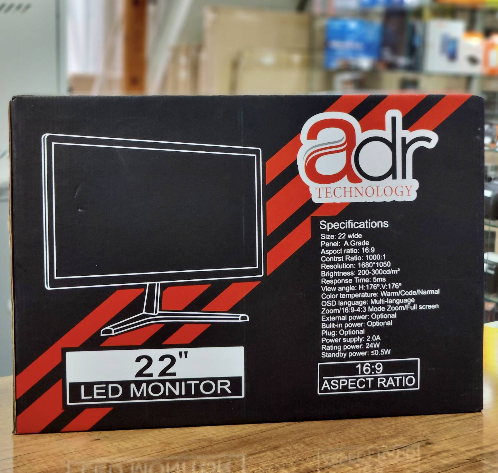 Ecran LED 22" ADR VGA-HDMI