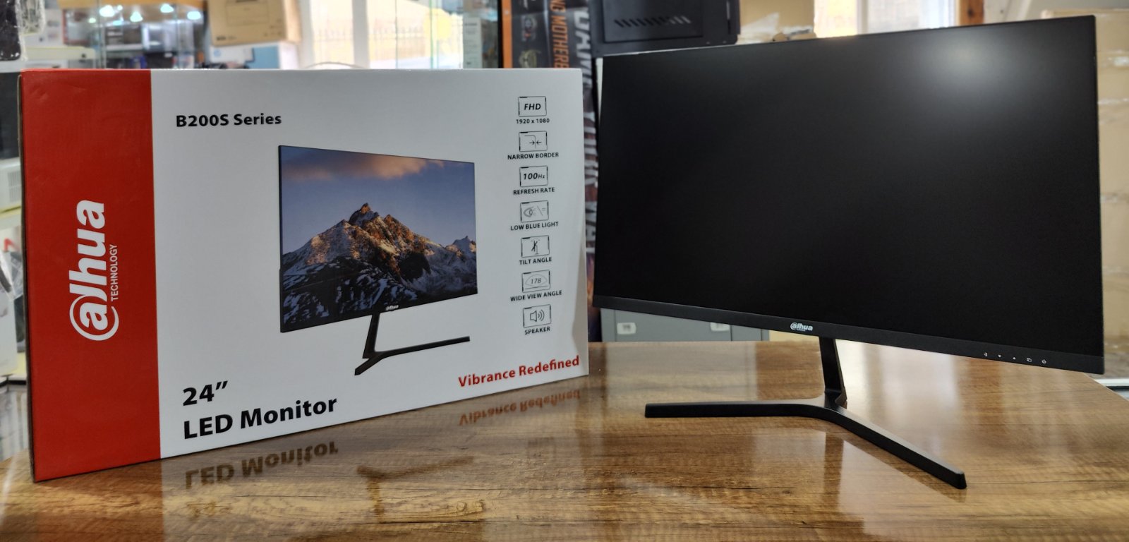 Ecran DAHUA 24" DHI-LM24-B200S FHD_IPS_100Mhz (VGA_HDMI_AUDIO)