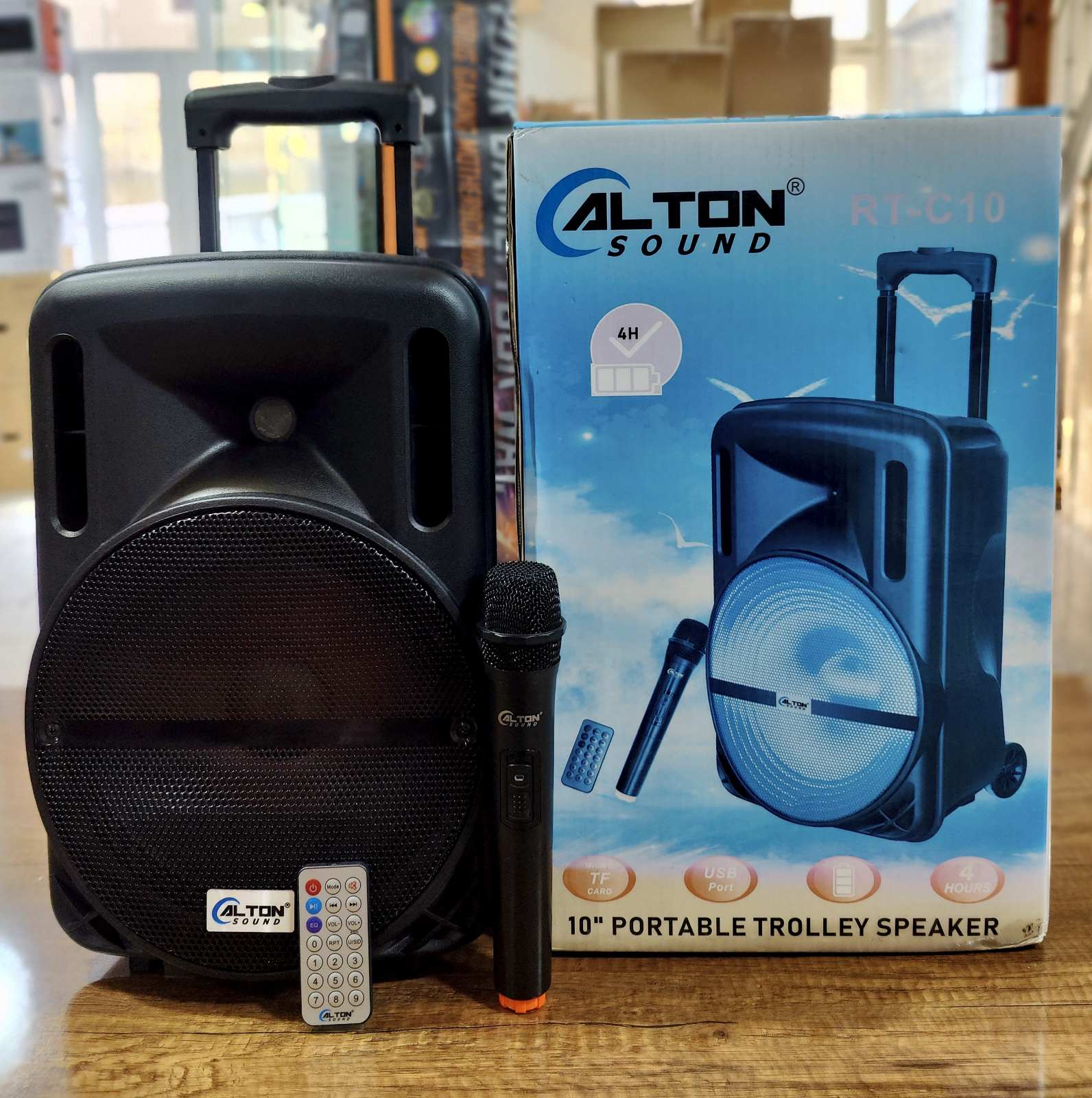 Haut Parleur SILVERTON RTC10" ALTON + 01 Microphon Wireless