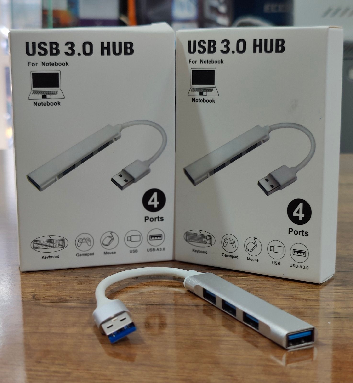Hub USB 04 ports 3.0 Métal