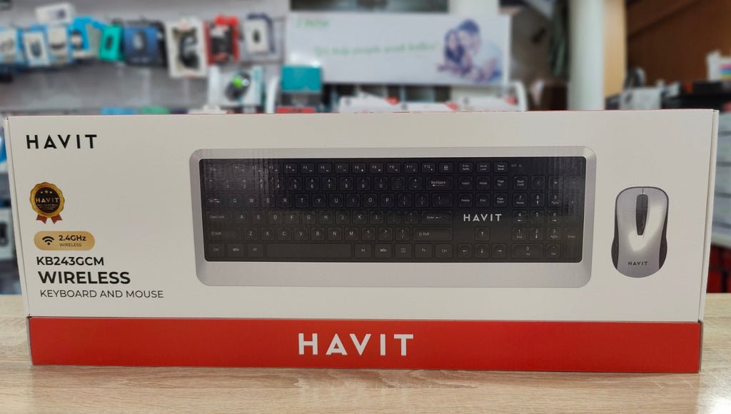 Kit Clavier Souris Wireless HAVIT KB 243 GCM