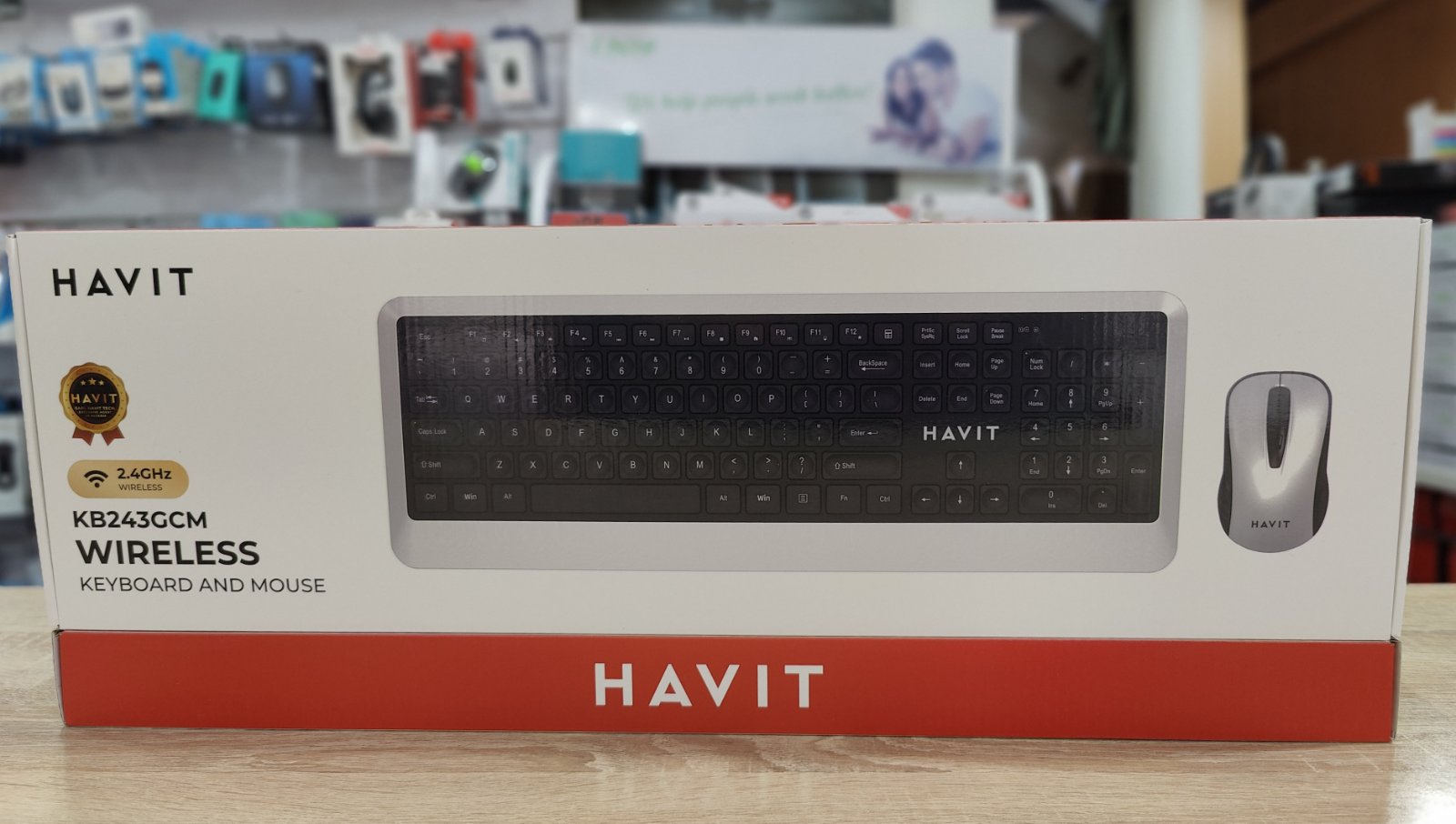Kit Clavier Souris Wireless HAVIT KB 243 GCM