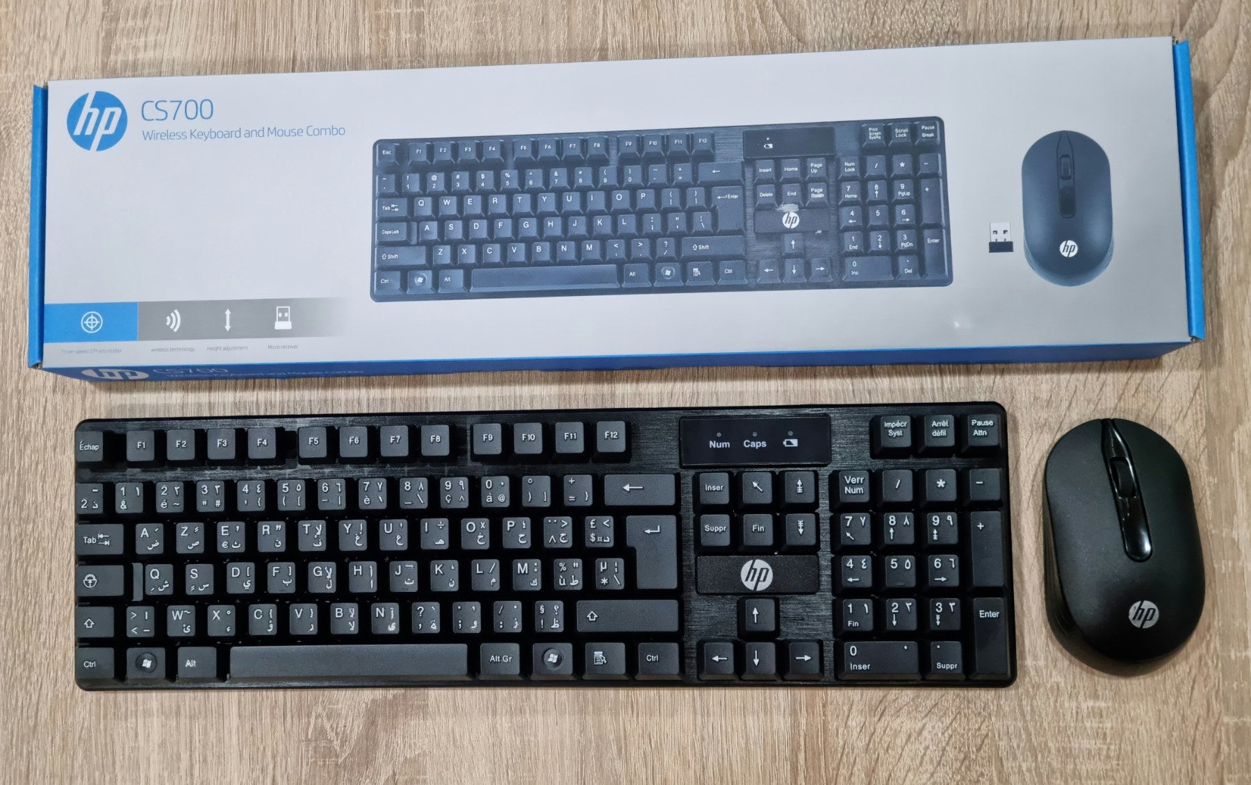 Kit Clavier Souris Wireless HP CS700