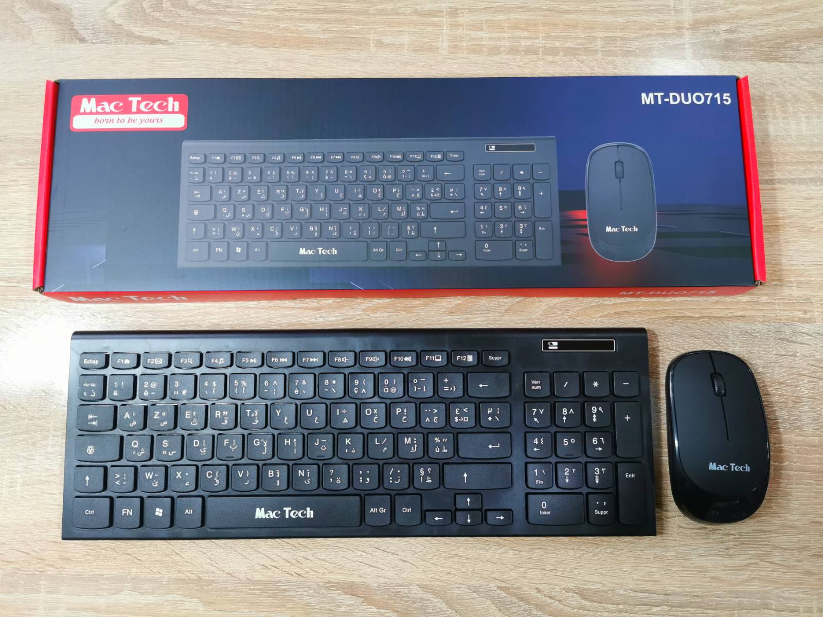 Kit Clavier Souris Wireless MacTech DUO-715