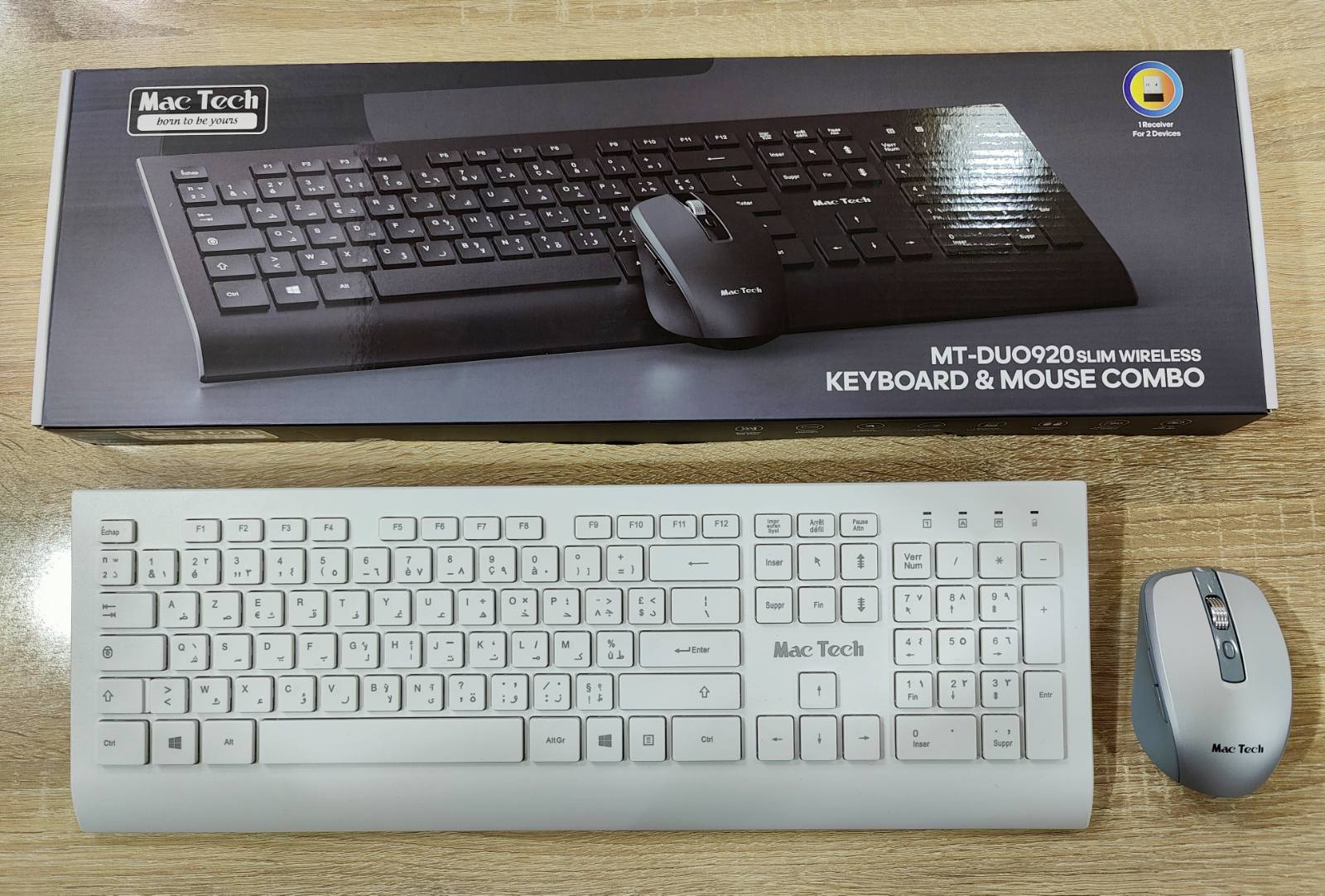 Kit Clavier Souris Wireless MacTech MT-DU0920