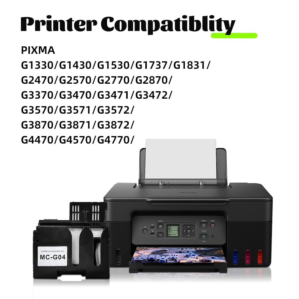 Kit Maintenance Avec Puce Canon MC-G04 MG3430_MG3470-MG2430