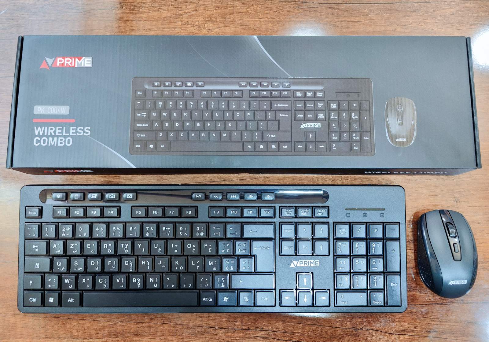 Kit Clavier Souris Wireless PRIME TECH PK-C004W
