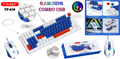 Kit Clavier Souris Gaming RGB T-WOLF TF610