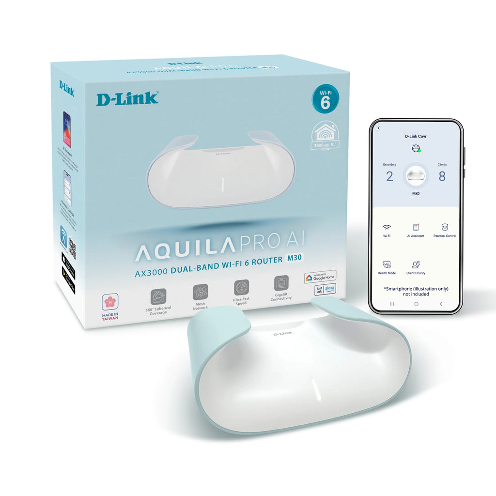 Router D-Link AQUILA PRO Wi-Fi 6 AX3000 Smart Mesh M30