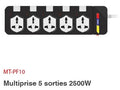 Prise Filtre MacTech (05 Prises) MT-PF10