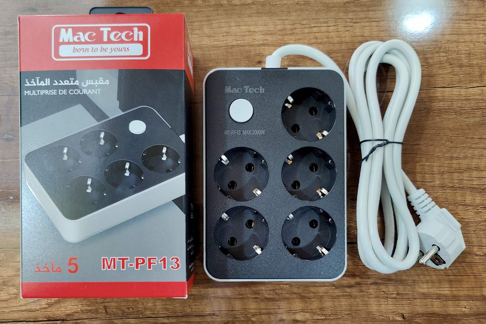 Prise Filtre MacTech (05 Prises) MT-PF13