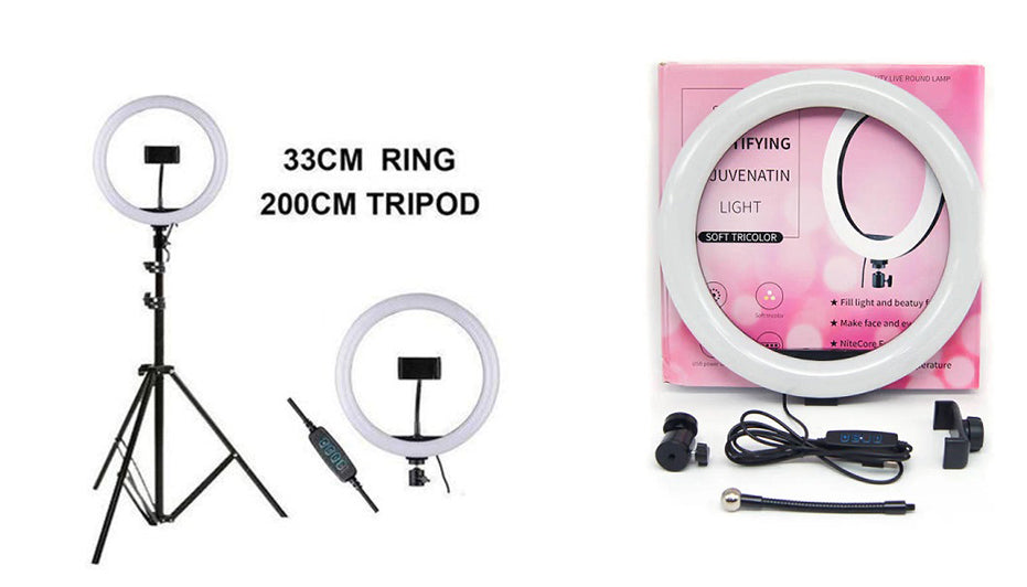 Ring Light LED Avec Support  Tél+Trepied S26