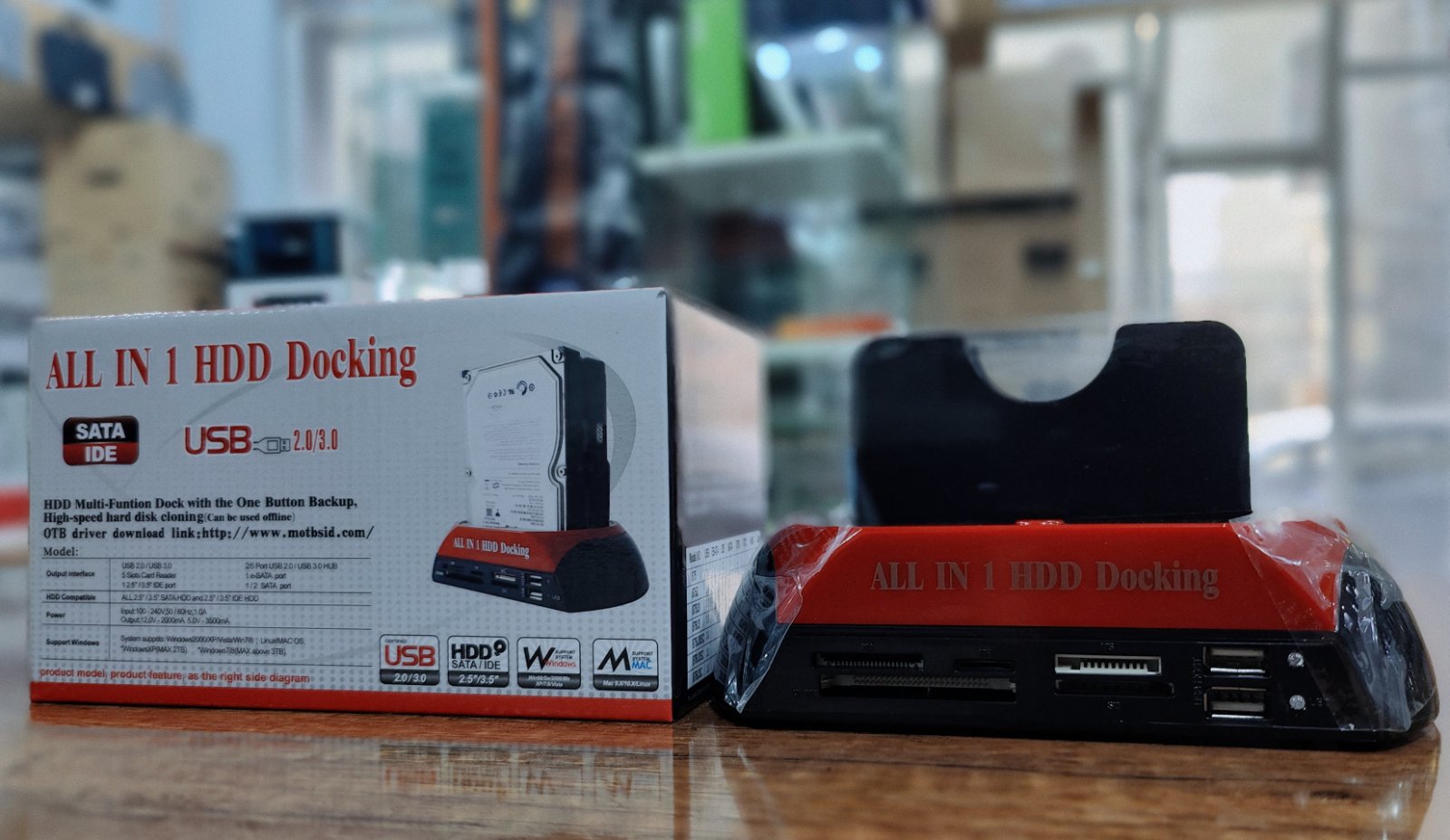 Station D' Accueil Docking 2HDD IDE SATA Réf:875D