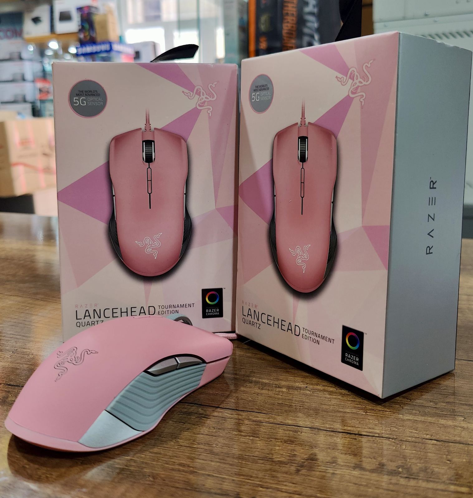 Souris RAZER Gaming LAHCEHEAD QUARTZ Rose