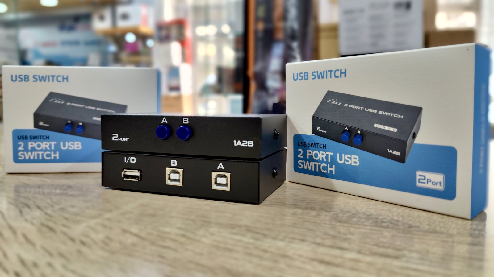 Switch USB 02 Ports (01 Imprimante Vers 02PC)   MT-SW221-CH