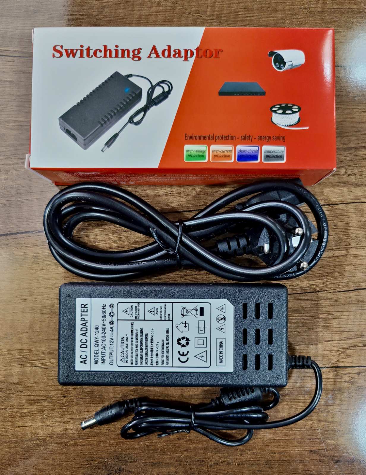 Transformateur 12V_4A 48W (Avec Cable Alim)