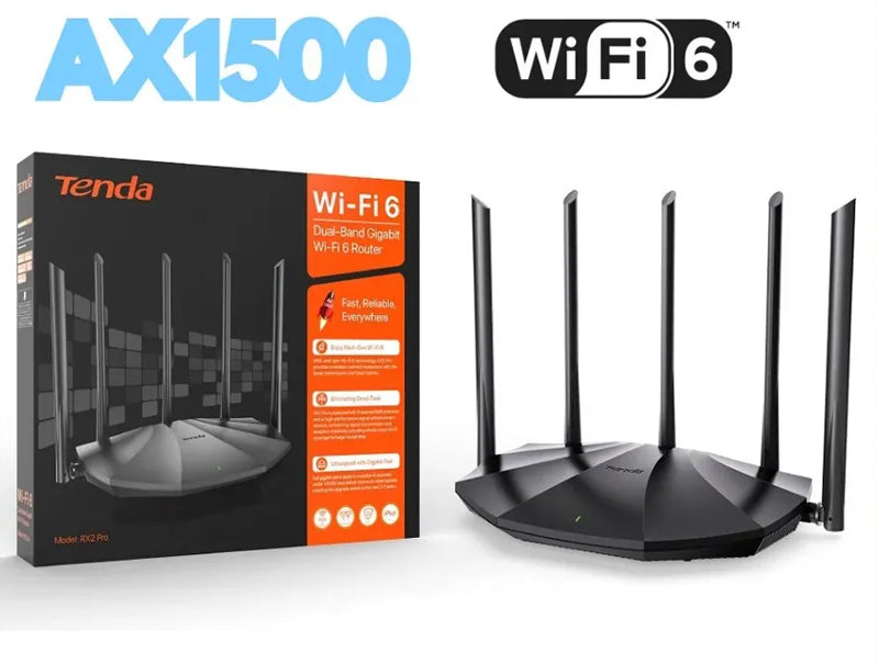 Modem Wireless Router Tenda VDSL/ADSL2+ V15 AX1500 WiFi 6 Gigabit